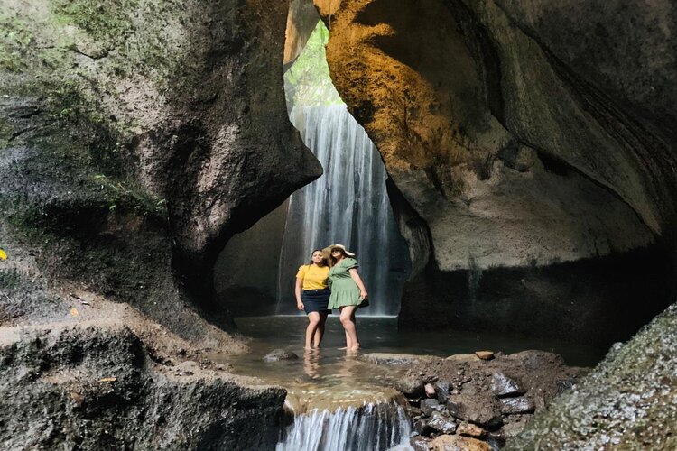 Tukad Cepung Waterfall, spiritual Destination and intagramable water fall in bali